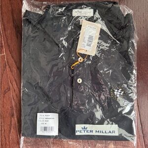 Peter Millar Black Polo Shirt